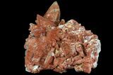 Natural, Red Quartz Crystal Cluster - Morocco #84369-3